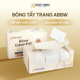  Bông tẩy trang cao cấp AB Beauty World Pillow Cotton Puffs 150 miếng. 