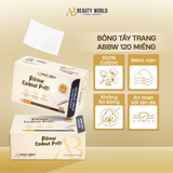  Bông tẩy trang cao cấp AB Beauty World Pillow Cotton Puffs 120 miếng 