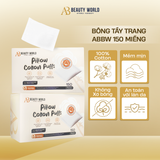  Bông tẩy trang cao cấp AB Beauty World Pillow Cotton Puffs 150 miếng. 