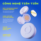  Phấn Nước Thuần Chay Lemonade Supermatte No Makeup Cushion A00 Extra Light 15g. 