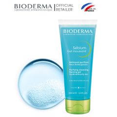  Gel Rửa Mặt Cho Da Dầu & Hỗn Hợp Bioderma Sébium Gel Moussant 100ml. 