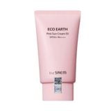  Kem Chống Nắng Kiềm Dầu Nâng Tone Cho Da Sáng Hồng The Saem Eco Earth Pink Sun Cream Ex SPF50+ PA++++50g. 