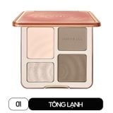  Bảng Phấn Bắt Sáng Tạo Khối Judydoll Highlight And Contour Màu 01 Tông Lạnh 9g. 