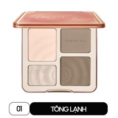  Bảng Phấn Bắt Sáng Tạo Khối Judydoll Highlight And Contour Màu 01 Tông Lạnh 9g. 