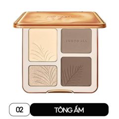  Bảng Phấn Bắt Sáng Tạo Khối Judydoll Highlight And Contour Màu 02 Tông Ấm 9g. 
