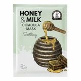 Mặt Nạ Làm Dịu Và Dưỡng Da Mềm Mại Bom Honey & Milk Soothing Cicadula Mask 25G