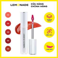  Son Tint Bóng Lemonade  Mirror Mirror Water Tint #02. Rose Dew (4G) (Ip01) 
