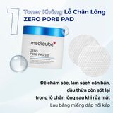  Toner Pad Thu Nhỏ Lỗ Chân Lông Medicube Zero Pore Pad 70 Miếng. 