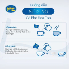  Cà phê Lekofe Hòa Tan vị sầu riêng 4in1 Túi 24 gói. 