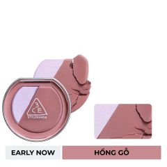  Phấn Má Hồng Bắt Sáng 3CE Blushlighter Early Now Hồng Gỗ 9g. 