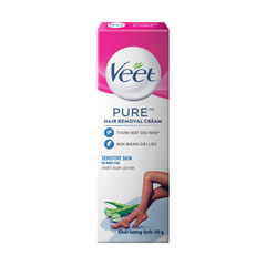  Kem Tẩy Lông Dành Cho Da Nhạy Cảm Veet Pure Pure Hair Removal Cream  Sensitive Skin 50g. 