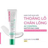 Kem Dưỡng Giảm Bóng Nhờn Cho Da Mụn Topicrem AC Mattifying Care 40ml. 