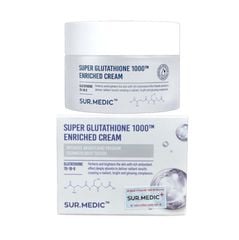  Kem Dưỡng Dưỡng Trắng Da Sur Medic Super Glutathione 1000TM Enriched Cream  50ml 