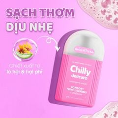  Dung Dịch Vệ Sinh Phụ Nữ Chilly Delicato Dịu Êm 200ml 