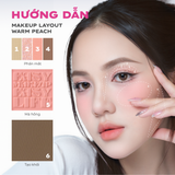  Bảng Phấn Mắt Đa Năng Lemonade Aesthetic Multi-task Palette  02 Warm Peach 10.8g New. 