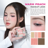  Bảng Phấn Mắt Đa Năng Lemonade Aesthetic Multi-task Palette  02 Warm Peach 10.8g New. 