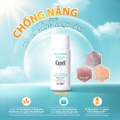  Sữa Chống Nắng Curel Uv Protection Milk Spf 50+ Pa+++ 60ml. 