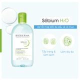  Nước Tẩy Trang Dành Cho Da Dầu và Hỗn Hợp Bioderma Sebium H2O 500ml. 