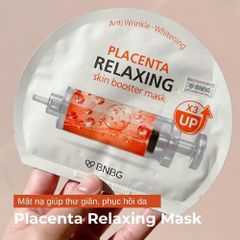  Mặt Nạ Trẻ Hóa Phục Hồi Da Bnbg  Placenta Relaxing Skin Booster Mask 30ml. 