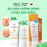  Combo Kem Chống Nắng Dưỡng Sáng Da Dr.G Brightening Up Sun SPF50 PA+++ 50ml và 20ml. 