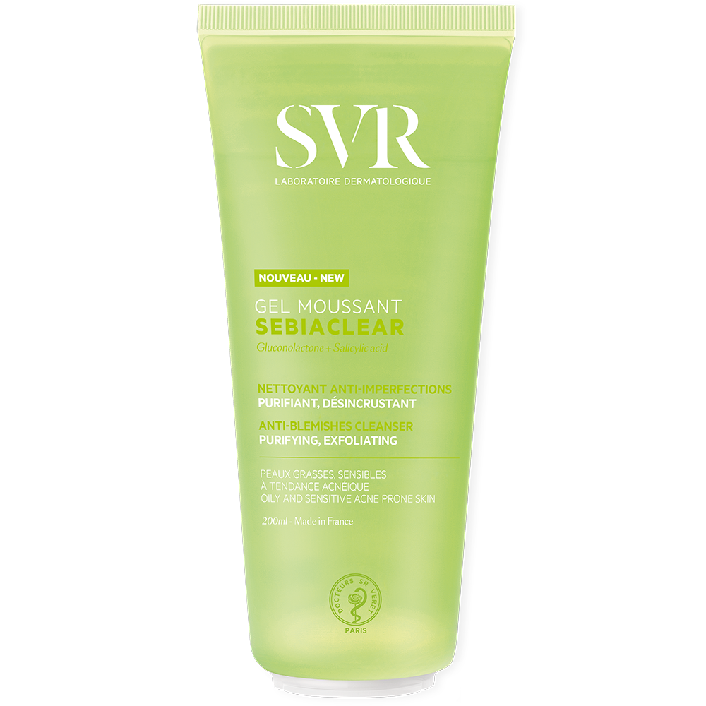  Gel Rửa Mặt Không Chứa Xà Phòng Cho Da Dầu Svr Sebiaclear Gel Moussant 200ml 