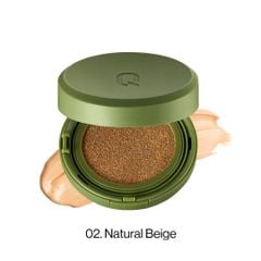  Phấn Nước Trang Điểm Glamrr Q (Vegan Super Glow Cushion #02 Natural Beige, 15G) 
