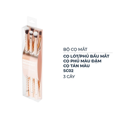  Bộ Kit 3 Cọ Mắt Vacosi – SC02 (Phiên Bản Golden Dragon). 