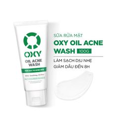  Sữa rửa mặt cho da dầu, mụn OXY OIL ACNE WASH 100g 
