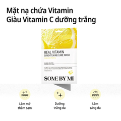  Mặt Nạ Dưỡng Da Làm Sáng Da Some By Mi Real Vitamin Brightening Care Mask 20G. 