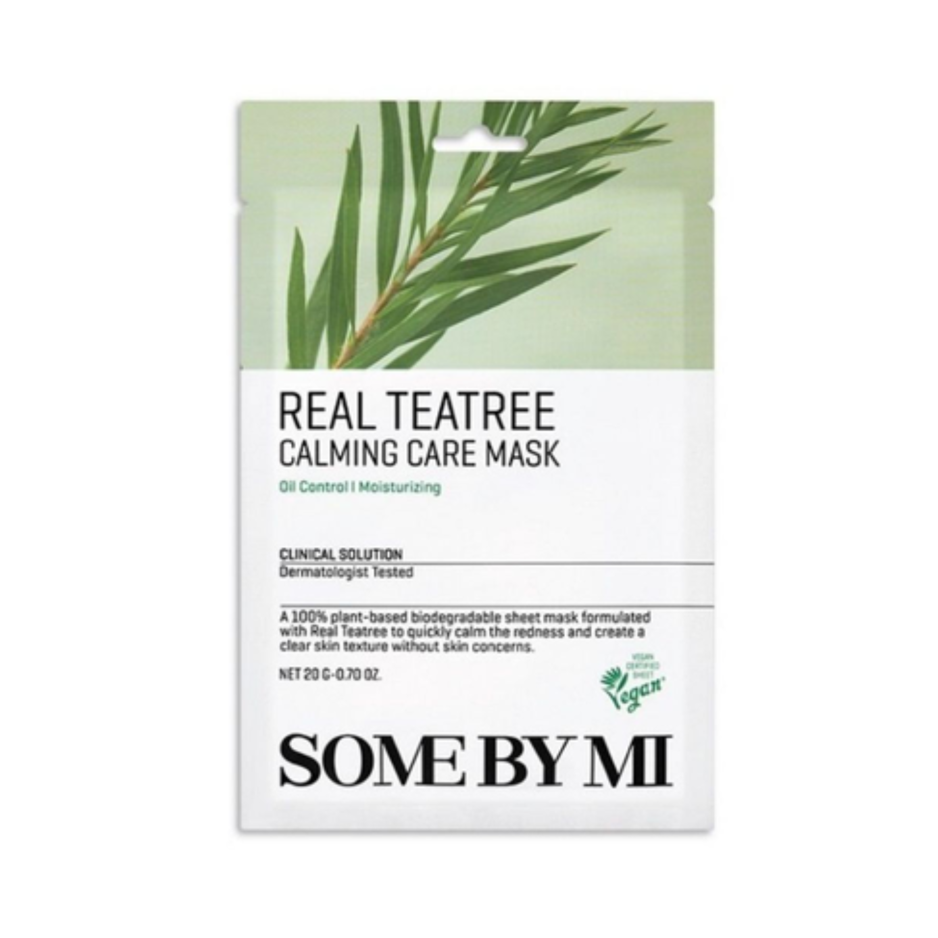  Mặt Nạ Dưỡng Da Tràm Trà Làm Dịu Da Mụn Some By Mi Real Teatree Calming Care Mask 20G. 
