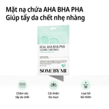  Mặt Nạ Dưỡng Da Tẩy Tế Bào Chết Some By Mi Real Aha-Bha-Pha Calming Care Mask 20G. 
