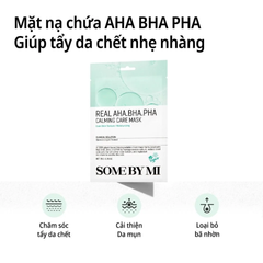  Mặt Nạ Dưỡng Da Tẩy Tế Bào Chết Some By Mi Real Aha-Bha-Pha Calming Care Mask 20G. 