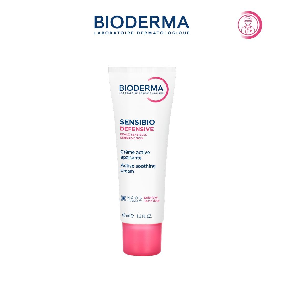  Kem Dưỡng Ẩm Làm Dịu Da, Phục Hồi Da Cho Da Nhạy Cảm Bioderma Sensibio Defensive Cream 40ml 