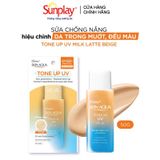  Sữa chống nắng hiệu chỉnh sắc da Sunplay Skin Aqua Tone Up UV Milk Latte Beig 50g 