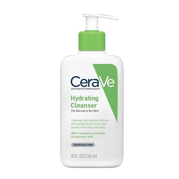 Cerave Sữa Rửa Mặt Giúp Làm Sạch Sâu Dành Cho Da Thường Và Da Khô 236ml.