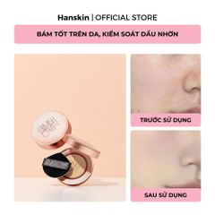  Phấn Nước Trang Điểm Hanskin Blemish Cover Conceal Cushion Semi-Matte N21 +Refill. 