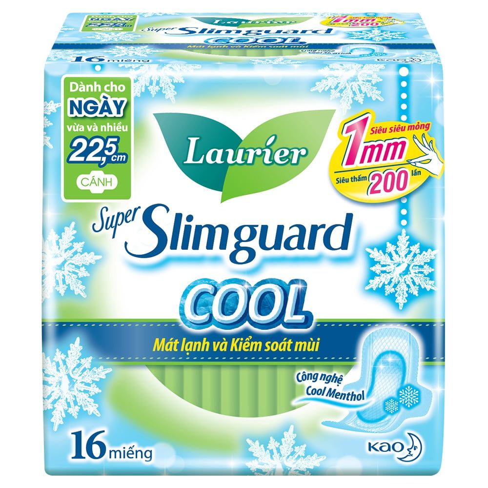  Laurier Siêu Mỏng 1Mm Mát Lạnh  2216 16X12 