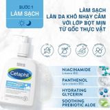  Sữa Rửa Mặt Tạo Bọt Cho Da Nhạy Cảm Cetaphil Hydrating Foaming Cream Cleanser 473ml. 