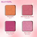  Bảng phấn mắt 5 màu Silkygirl Crunchy Licious Shadow Bar Màu 01 Nutty Crunch 10g 