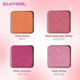  Bảng phấn mắt 5 màu Silkygirl Crunchy Licious Shadow Bar Màu 02 Fruity Berry 10g 