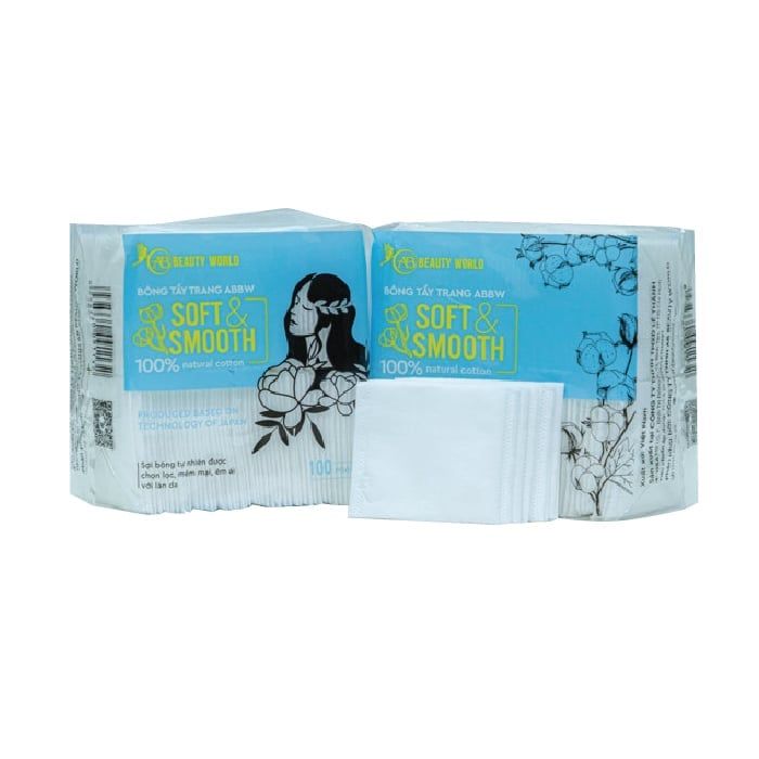  Bông Tẩy Trang Vuông Cao Cấp Abbw 100 Miếng - KM 