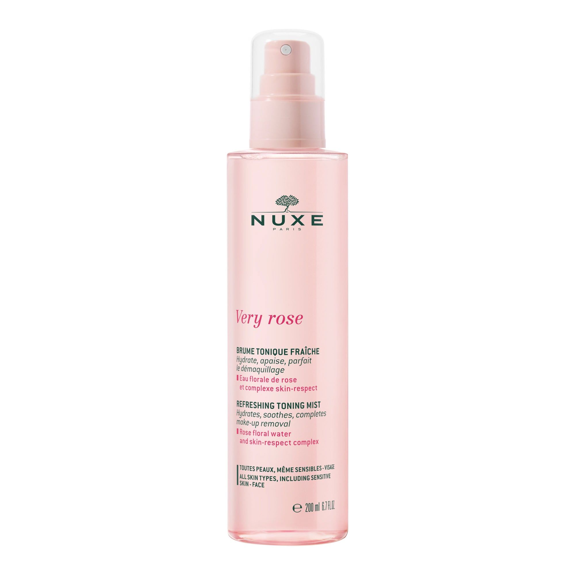  Xịt Khoáng Nuxe Dưỡng Ẩm Từ Hoa Hồng Cho Mọi Loại Da Very Rose Refreshing Toning Mist 200ml 