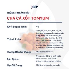 Chả Cá Xốt Tomyum iBep - Gói 1kg