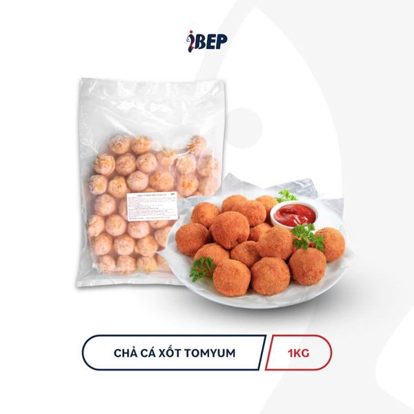 Chả Cá Xốt Tomyum iBep - Gói 1kg