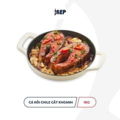 Cá Hồi Coho Chile Cắt Khoanh iBep - Gói 1kg/250g
