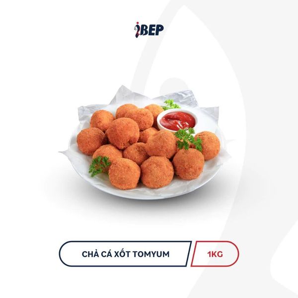 Chả Cá Xốt Tomyum iBep - Gói 1kg