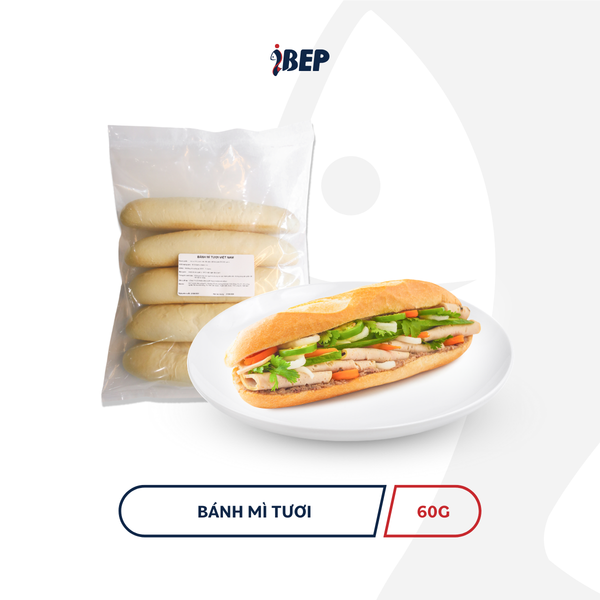 Bánh Mì Tươi iBep - Gói 300g/5 Bánh