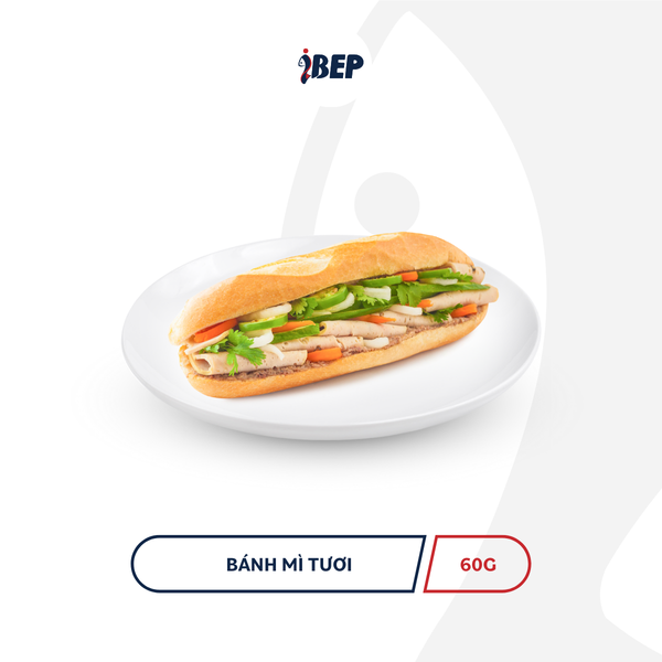Bánh Mì Tươi iBep - Gói 300g/5 Bánh
