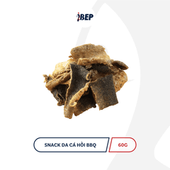 Snack Da Cá Hồi Vị BBQ iBep - Da Cá Hồi 100%