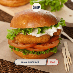 Nhân Burger Cá Đông Lạnh iBep - Gói 700gr